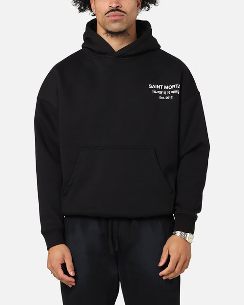 Saint Morta Muerte Boxy Hoodie Black