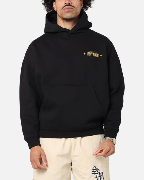 Saint Morta Realm Of Return Boxy Hoodie Black