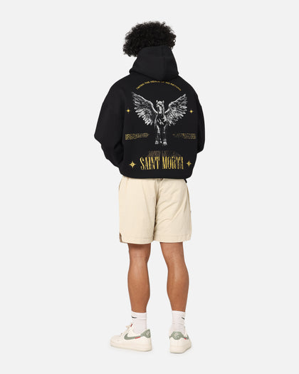 Saint Morta Realm Of Return Boxy Hoodie Black