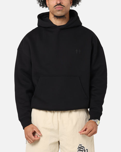 Saint Morta Studios Boxy Hoodie Black
