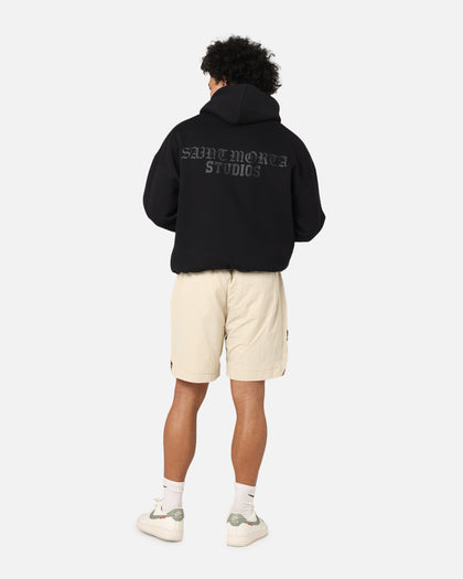 Saint Morta Studios Boxy Hoodie Black