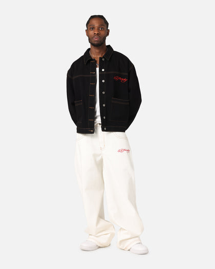 Ed Hardy Coach Denim Jacket Black