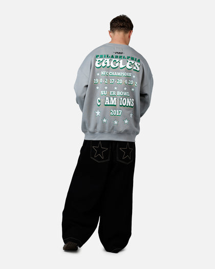 Pro Standard Philadelphia Eagles Kickoff Crewneck Grey