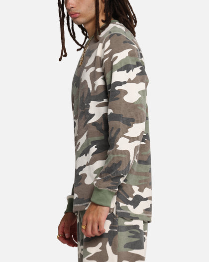 XXIII Printed Thermal Long Sleeve T-Shirt Camo