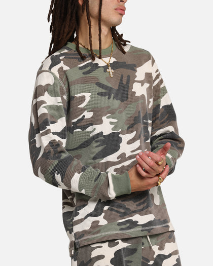 XXIII Printed Thermal Long Sleeve T-Shirt Camo