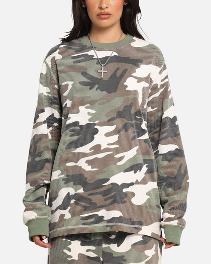 XXIII Printed Thermal Long Sleeve T-Shirt Camo