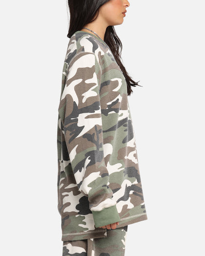 XXIII Printed Thermal Long Sleeve T-Shirt Camo