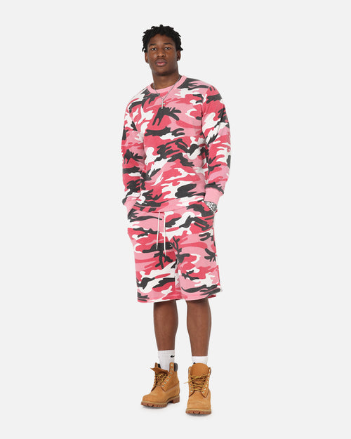 XXIII Printed Thermal Long Sleeve T-Shirt Pink Camo