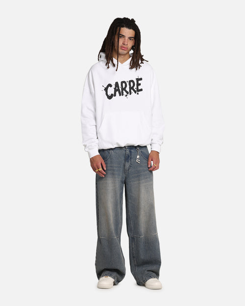 Carre Blotted Hoodie White
