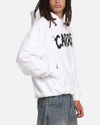 Carre Blotted Hoodie White