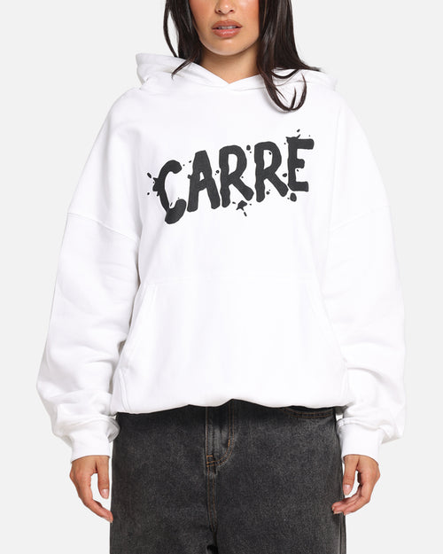 Carre Blotted Hoodie White