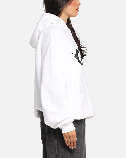 Carre Blotted Hoodie White