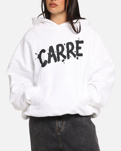 Carre Blotted Hoodie White