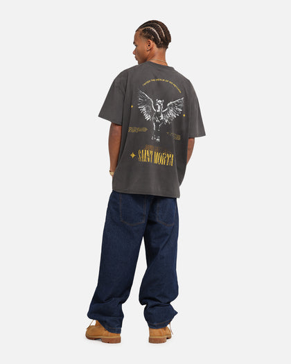Saint Morta Realm Of Return Boxy T-Shirt Black Wash