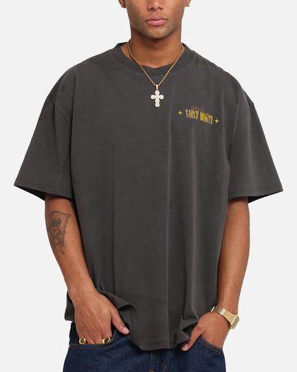 Saint Morta Realm Of Return Boxy T-Shirt Black Wash