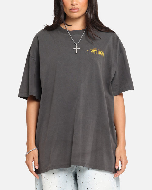 Saint Morta Realm Of Return Boxy T-Shirt Black Wash