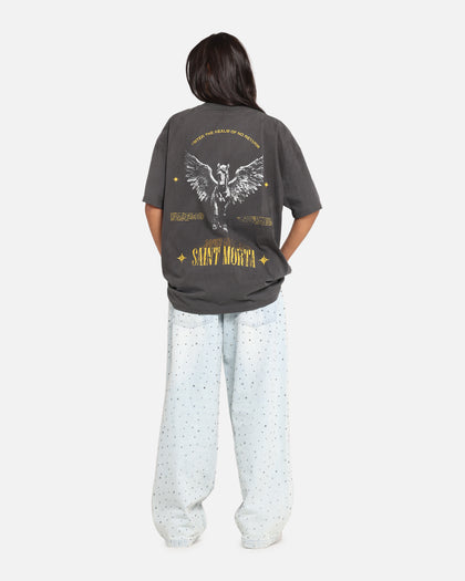 Saint Morta Realm Of Return Boxy T-Shirt Black Wash