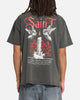Saint Morta Candle Lit Boxy T-Shirt Black Wash