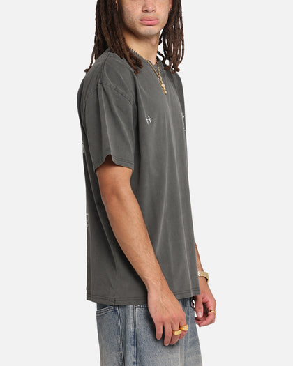 Saint Morta Candle Lit Boxy T-Shirt Black Wash