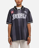 S Double Football Jersey Black Stripe