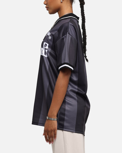 S Double Football Jersey Black Stripe