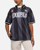 S Double Football Jersey Black Stripe