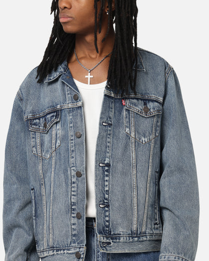 Levi Strauss And Co Denim Trucker Jacket Sky