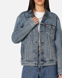 Levi Strauss And Co Denim Trucker Jacket Sky