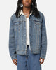 Levi Strauss And Co Relaxed Fit Sherpa Trucker Jacket Blue