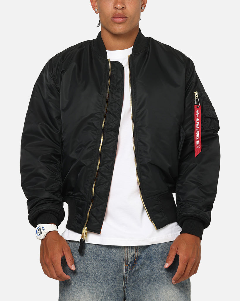 Alpha Industries Alpha MA-1 Flight Jacket Black | Culture Kings