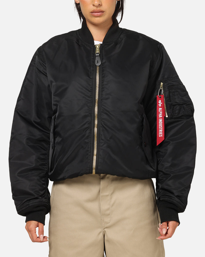 Alpha Industries Alpha MA-1 Flight Jacket Black | Culture Kings