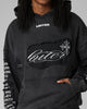Loiter Destruction Hoodie Black