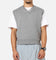 XXIII Cropped Sweater Vest Grey
