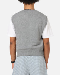 XXIII Cropped Sweater Vest Grey