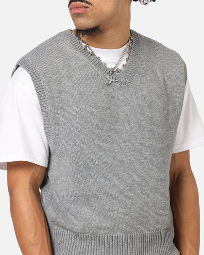 XXIII Cropped Sweater Vest Grey Culture Kings
