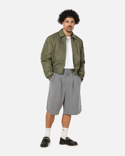 XXIII Collared Bomber Jacket Khaki