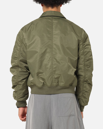 XXIII Collared Bomber Jacket Khaki