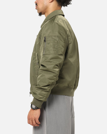XXIII Collared Bomber Jacket Khaki