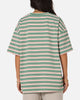 XXIII Standard Stripe T-Shirt Green/Pink