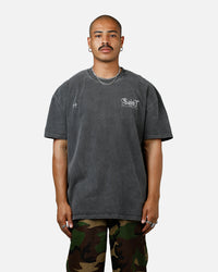 Saint Morta Candle Lit Boxy T-Shirt Black Wash