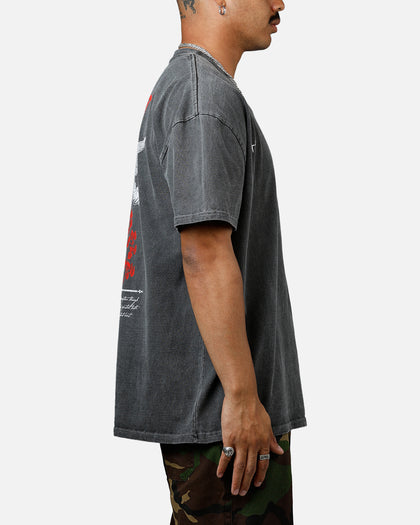 Saint Morta Candle Lit Boxy T-Shirt Black Wash