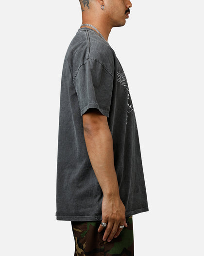 Saint Morta Liberty Boxy T-Shirt Black Wash