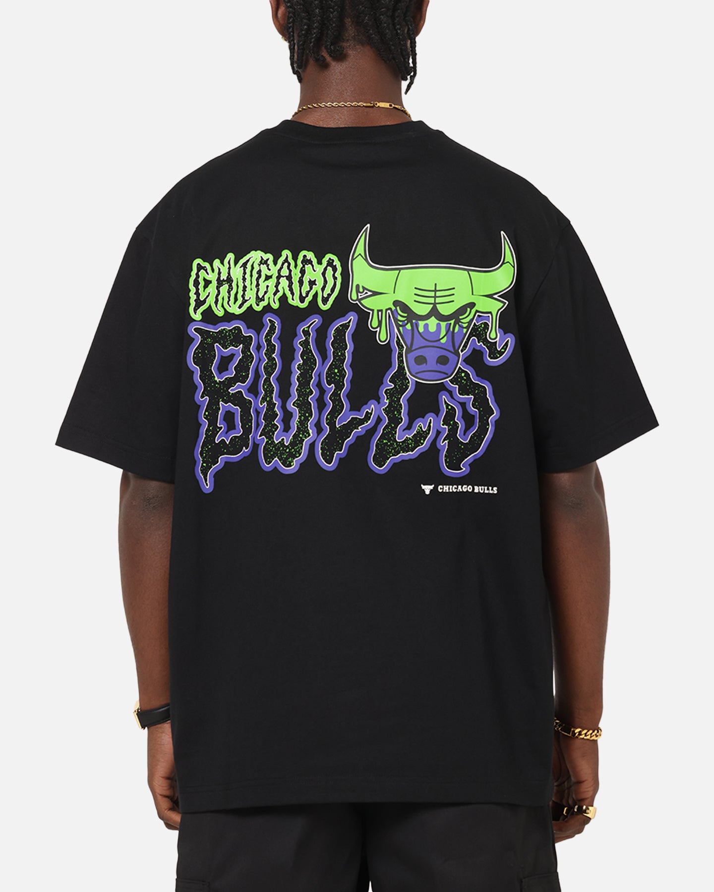 New Era Chicago Bulls Drip T-Shirt Black | Culture Kings