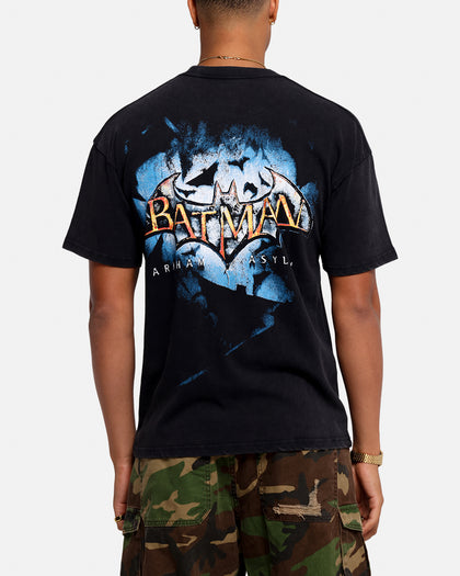 73Studio X DC Batman Arkham Asylum Vintage T-Shirt Black