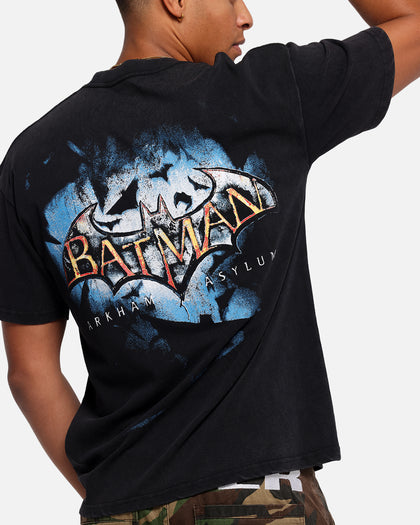73Studio X DC Batman Arkham Asylum Vintage T-Shirt Black