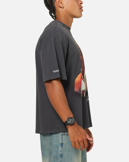 Mitchell & Ness Chicago Bulls Dennis Rodman Look Out T-Shirt Washed Black