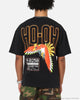 The Pokémon Collection By 73Studio Ho-Oh T-Shirt Black Acidwash