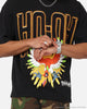 The Pokémon Collection By 73Studio Ho-Oh T-Shirt Black Acidwash