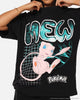 The Pokémon Collection By 73Studio Mew T-Shirt Black Acidwash