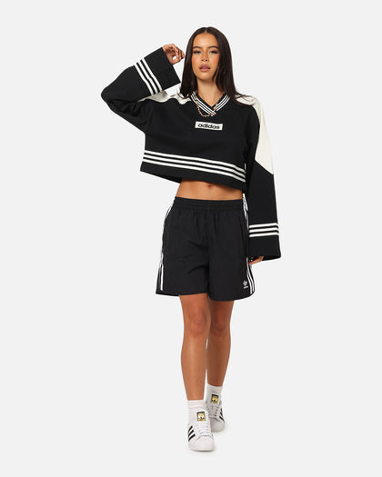Adidas Women's Crew Sweatshirt Black/Off White
